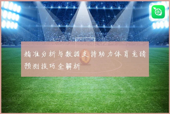 精准分析与数据支持助力体育竞猜预测技巧全解析