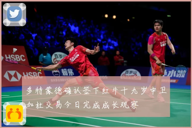 多特蒙德确认签下红牛十九岁中卫加杜交易今日完成成长观察